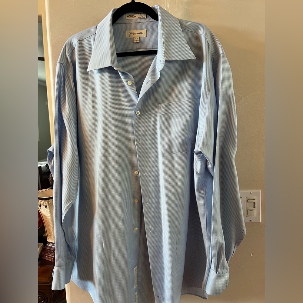 John W. Nordstrom Sky Blue Dress Shirt